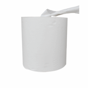 Toalla en Rollo Universal Blanca / Caja con 6 Rollos de180 Mt